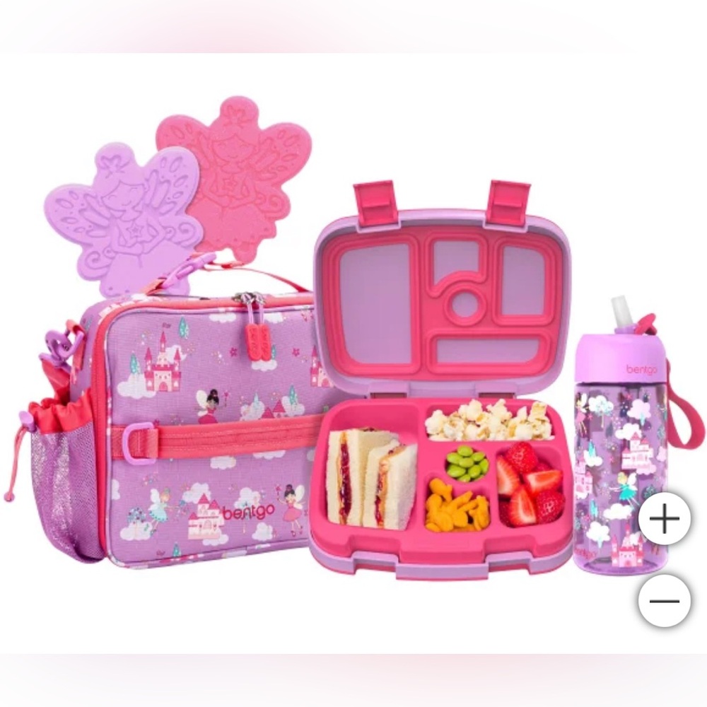 Fairy Princess Bentgo Kids Back to Lunch Set of 5 pieces - BPA Free